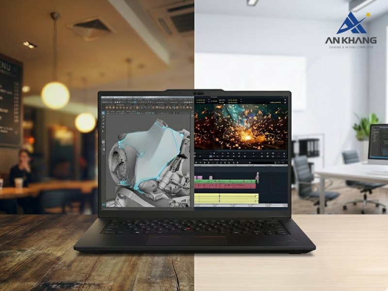 Màn hình sắc nét đáp ứng đa dạng nhu cầu sử dụng của Lenovo ThinkPad P14s Gen 5 21G2003NVA