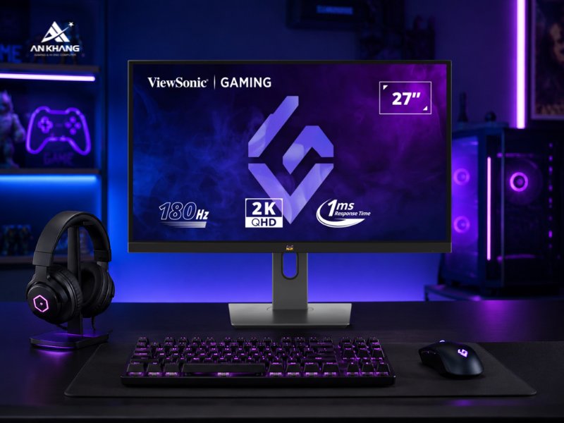 Màn hình gaming ViewSonic VX2758A-2K-Pro-4 27inch 2K mượt mà, sắc nét cho game thủ và nhà sáng tạo