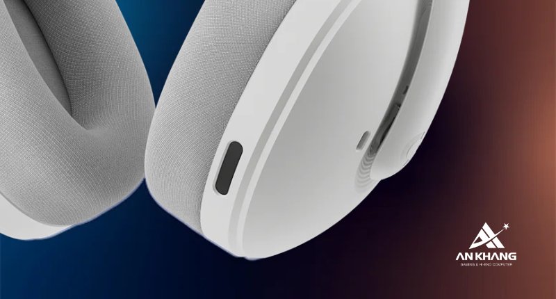 Tai nghe gaming không dây Logitech G325 màu trắng (981-001532) mang đến trải nghiệm âm thanh sống động và đàm thoại rõ ràng