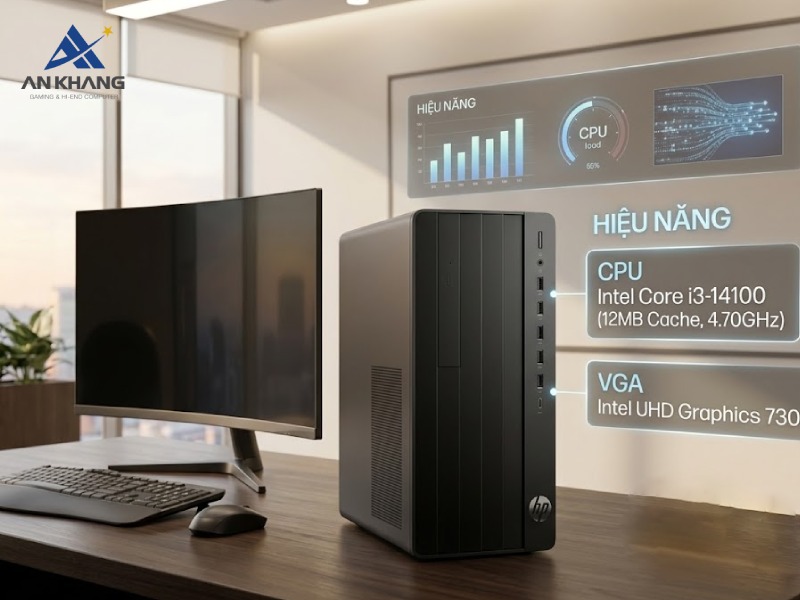 Hiệu năng ổn định của HP Pro Tower 280 G9 C46A7AT
