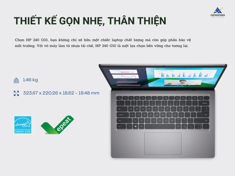 Máy tính xách tay Dell Vostro 3430 V4I5611W1 ghi điểm với thiết kế gọn nhẹ, thân thiện