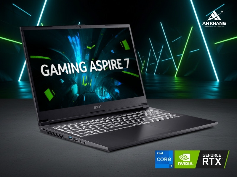 Laptop Acer Gaming Aspire 7 A715-59G-78WG NH.QX6SV.006 c&acirc;n mọi tựa game v&agrave; c&aacute;c t&aacute;c vụ đa nhiệm nặng
