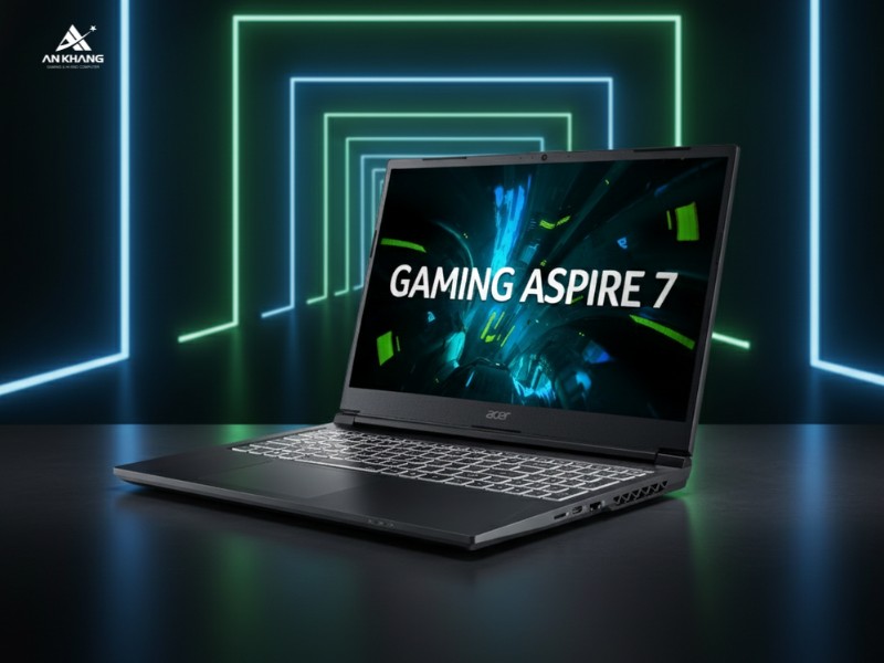 Laptop Acer Gaming Aspire 7 A715-59G-78WG NH.QX6SV.006 thiết kế kim loại bền chắc