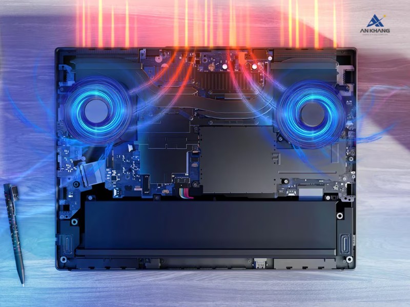 Laptop Lenovo Legion 5 15IRX10 83LY00HQVN tản nhiệt y&ecirc;n tĩnh v&agrave; m&aacute;t mẻ