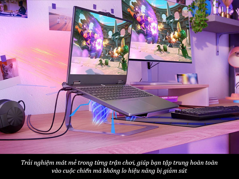 Lu&ocirc;n m&aacute;t mẻ trong mọi trận chiến với Lenovo LOQ Essential 15IRX11