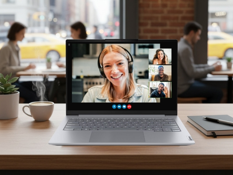 Laptop Lenovo ThinkBook 14 G8 IRL 21SG007MVA tối ưu trải nghiệm giao tiếp trực tuyến