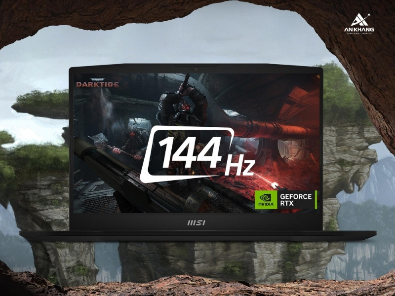 MSI Katana A15 AI B8VE 465VN được trang bị màn hình 15.6 inch FHD IPS 144Hz sắc nét