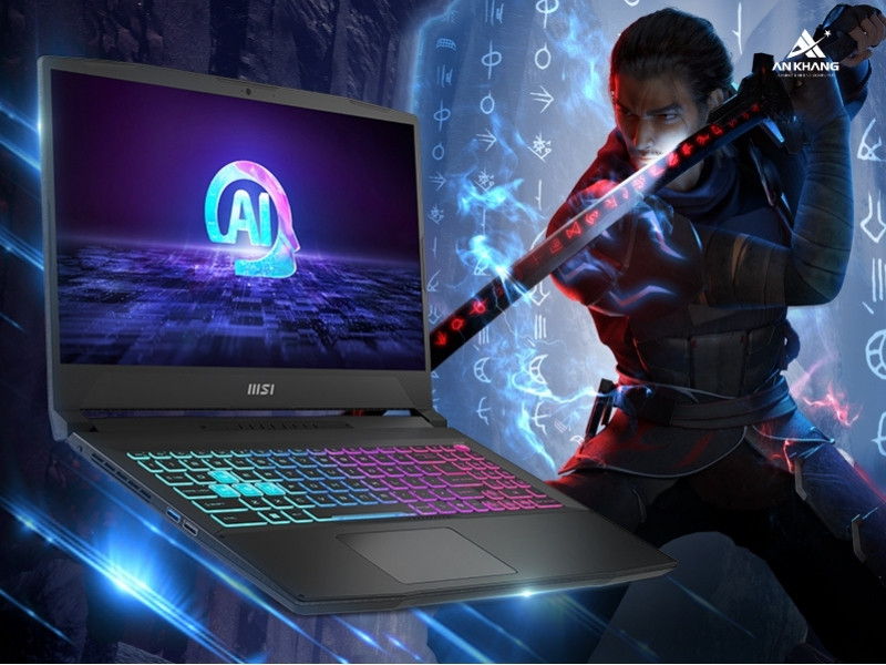 Laptop Gaming MSI Katana A15 AI B8VE 465VN - Laptop hiệu năng dành cho game thủ