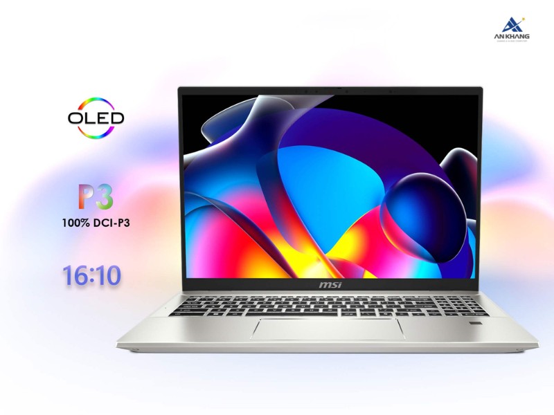 MSI Prestige A16 AI+ A3HMG-045VN sở hữu màn hình OLED 16.0 inch tuyệt đẹp