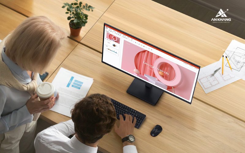 M&agrave;n h&igrave;nh LCD Samsung S3 S30GD LS24D300GAEXXV hiển thị r&otilde; n&eacute;t, m&agrave;u sắc trung thực, g&oacute;c nh&igrave;n rộng