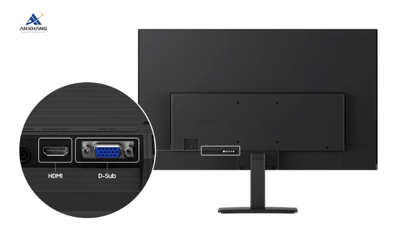 Samsung S3 S30GD LS24D300GAEXXV trang bị cổng HDMI v&agrave; D-sub tiện dụng