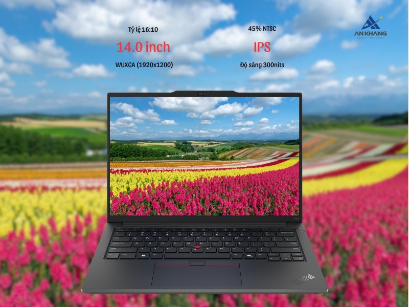 Laptop Lenovo ThinkPad T14s Gen 4 21F600AAVA với màn hình WUXGA sắc nét