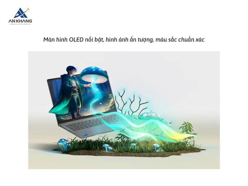 Lenovo IdeaPad Slim 5 14IRH10R sở hữu màn hình OLED cao cấp, hình ảnh chi tiết, màu sắc chuẩn