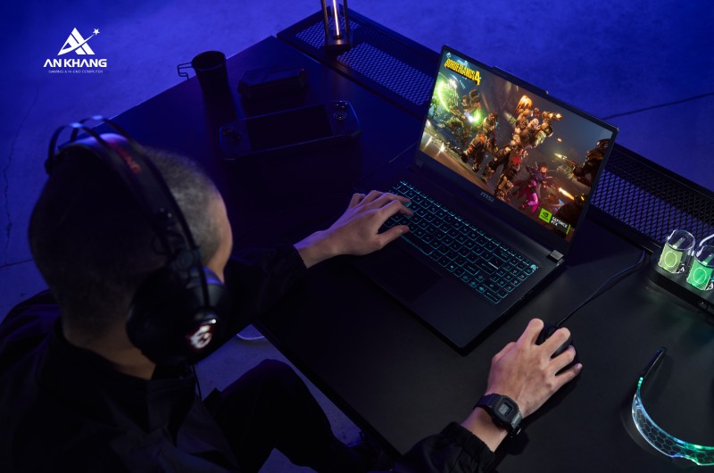 Laptop gaming MSI Cyborg 15 Black Edition A13VE-2410VN trang bị hệ thống âm thanh DTS cho âm thanh vòm 3D sống động