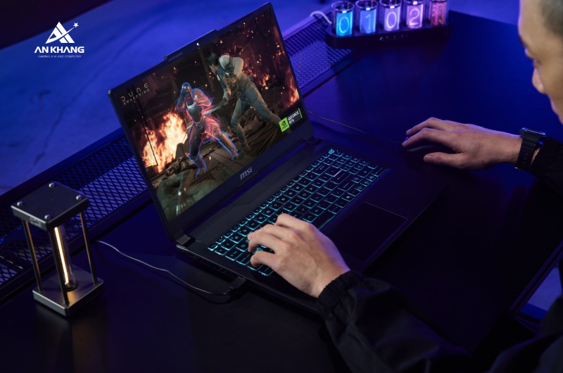 Laptop gaming MSI Cyborg 15 Black Edition A13VE-2410VN cho chất lượng hiển thị mượt mà nhờ màn hình 144Hz