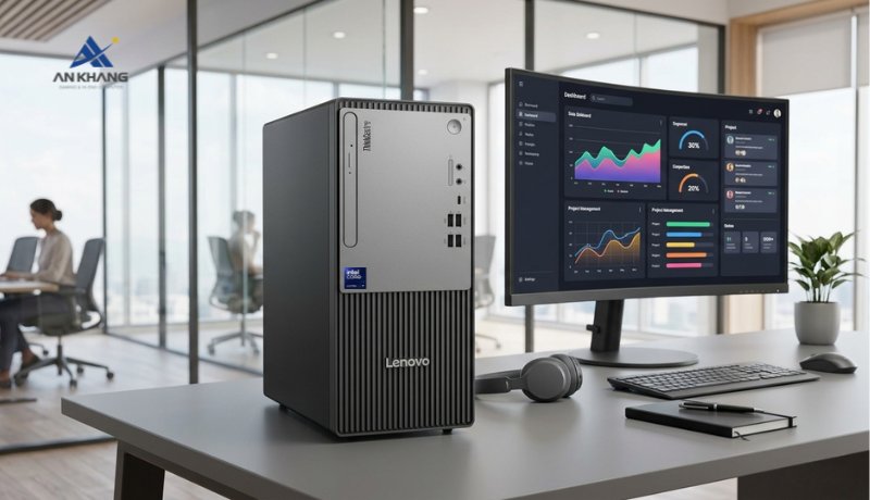 M&aacute;y t&iacute;nh để b&agrave;n Lenovo ThinkCentre neo 50t Gen 6 13BB0006VA th&ocirc;ng minh, bền bỉ cho vận h&agrave;nh d&agrave;i hạn