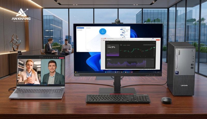 M&aacute;y t&iacute;nh để b&agrave;n Lenovo ThinkCentre neo 50t Gen 6 13BB0006VA trang bị kết nối to&agrave;n diện cho mọi nhu cầu