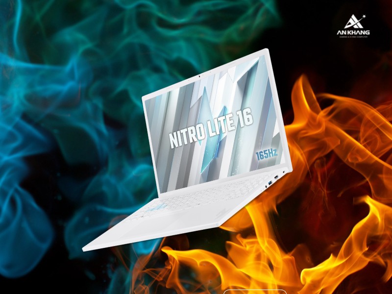 Acer Gaming Nitro Lite 16 NL16-71G-56WQ NH.D59SV.001 trang bị tản nhiệt kép tối ưu hiệu quả làm mát