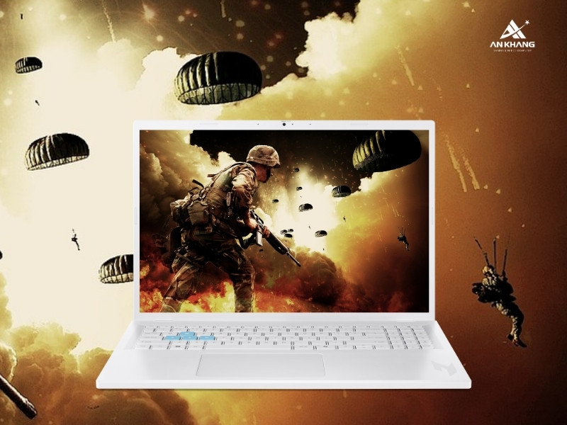 Laptop Acer Gaming Nitro Lite 16 NL16-71G-56WQ NH.D59SV.001 trang bị màn hình 16inch FHD+ 165Hz sắc nét, mượt mà