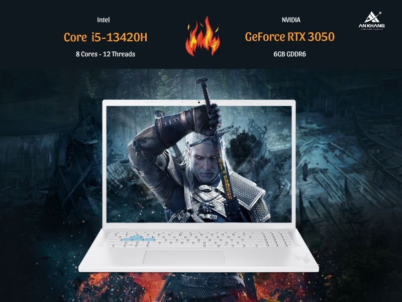 Acer Gaming Nitro Lite 16 NL16-71G-56WQ NH.D59SV.001 trang bị hiệu năng khủng, xử lý mượt mà mọi tác vụ