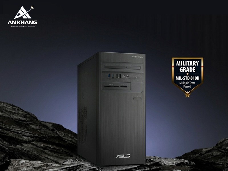 Máy tính để bàn ASUS ExpertCenter D500TE-0G74000200 mang thiết kế bền bỉ chuẩn độ bền quân sự