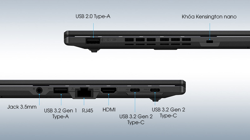 Laptop Asus ExpertBook B1 B1402CVA-NK0062W - Kết nối