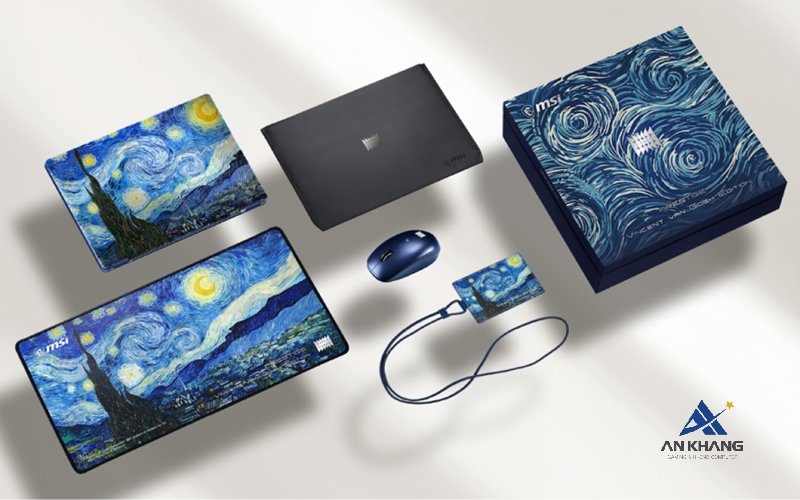 Bộ quà tặng độc quyền khi đặt trước Prestige 14 Flip AI+ Van Gogh Edition