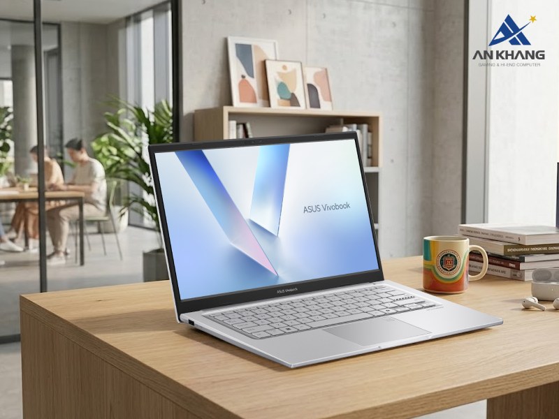 Laptop ASUS Vivobook 14 X1404VA-EB609W với hệ thống kết nối đầy đủ cho nhu cầu thông thường