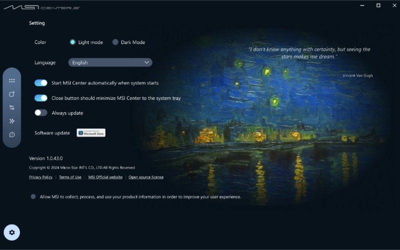 Prestige 14 Flip AI+ Van Gogh Edition nổi bật với chế tác tinh xảo và hiệu năng vượt trội