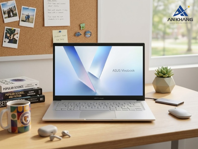 ASUS Vivobook 14 X1404VA-EB609W - Laptop 14 inch giá tốt, gọn nhẹ cho học tập và văn phòng