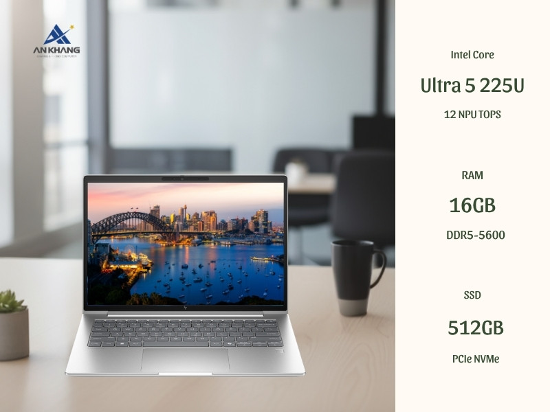 Laptop HP EliteBook 6 G1i 13 BQ9L8PT trang bị hiệu năng thế hệ mới thông minh