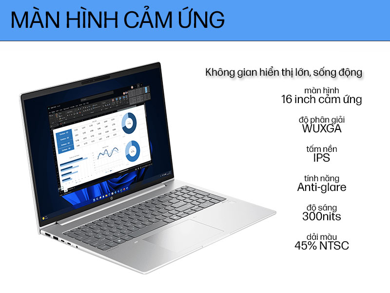 Màn hình cảm ứng sắc nét