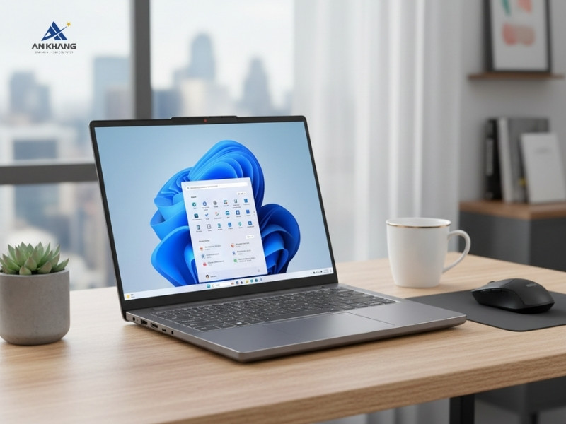 Laptop Lenovo IdeaPad Slim 3 14IRH10 83K0000BVN thiết kế siêu mỏng nhẹ