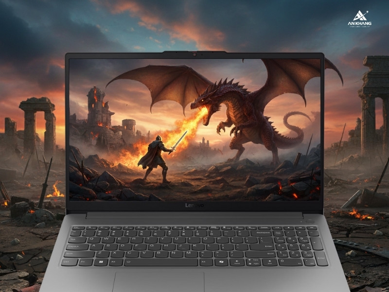 Laptop Lenovo LOQ 15IAX9E 83LK0079VN với màn hình 144Hz chuẩn màu 100%sRGB