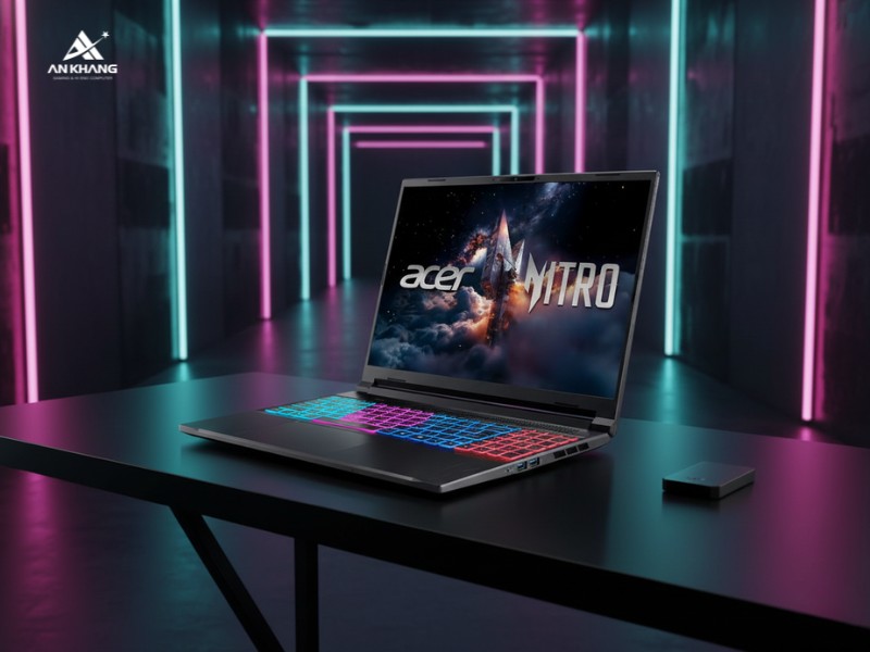 Laptop Acer Gaming Nitro V 16S AI ProPanel ANV16S-71-75LR NH.QXCSV.002 thiết kế gọn nhẹ hơn, độ ho&agrave;n thiện tốt hơn