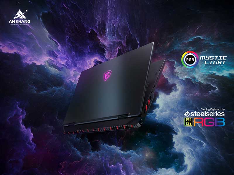 Laptop MSI Raider 18 HX AI A2XWIG 033VN với bàn phím RGB sống động