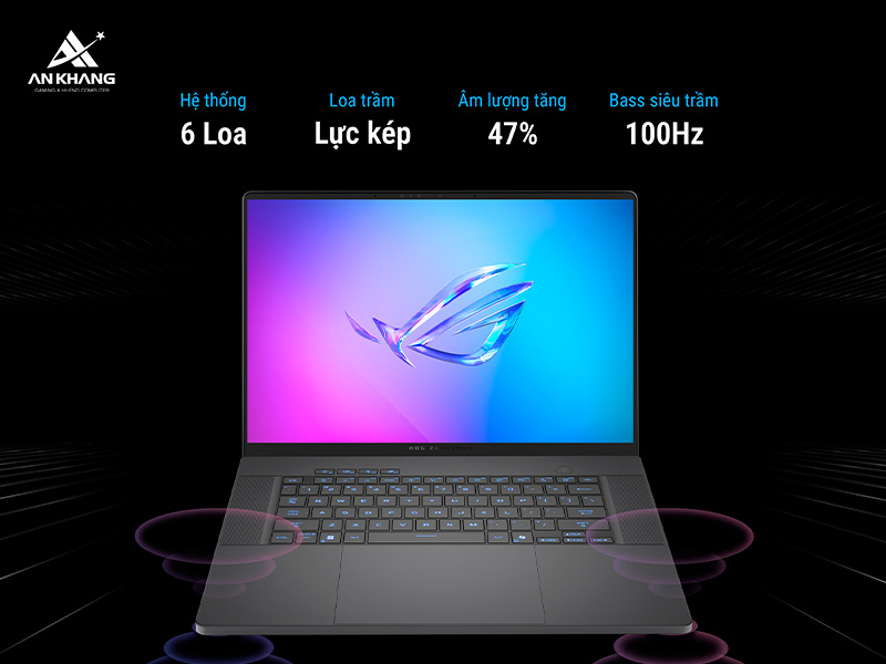 Đắm ch&igrave;m trong &acirc;m thanh trọn vẹn vượt xa mong đợi c&ugrave;ng ASUS ROG Zephyrus G16 GU605CR-QR107W