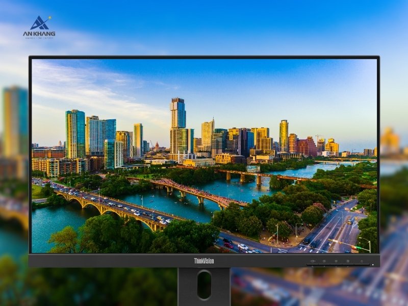 Màn hình Lenovo ThinkVision E24-40 64BAMAR1VN hiển thị rõ nét, chân thực