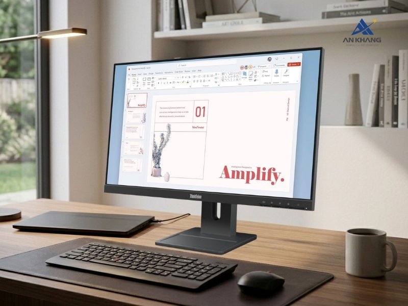Màn hình Lenovo ThinkVision E24-40 64BAMAR1VN với khả năng điều chỉnh linh hoạt