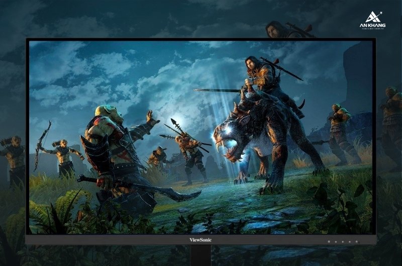Màn hình gaming ViewSonic VX2457A-HD-PRO trang bị tần số quét 170Hz và phản hồi 1ms