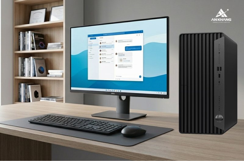 Máy tính để bàn HP Pro Tower 400 G9 B6RW3AT kết nối toàn diện cho mọi nhu cầu