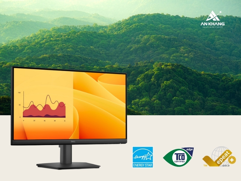Màn hình Dell Pro E2225HM sử dụng vật liệu thân thiện môi trường