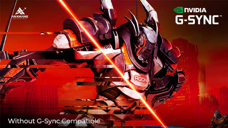 Màn hình Gaming AOC 27G4/74 tương thích G-Sync loại bỏ xé hình, giật hình