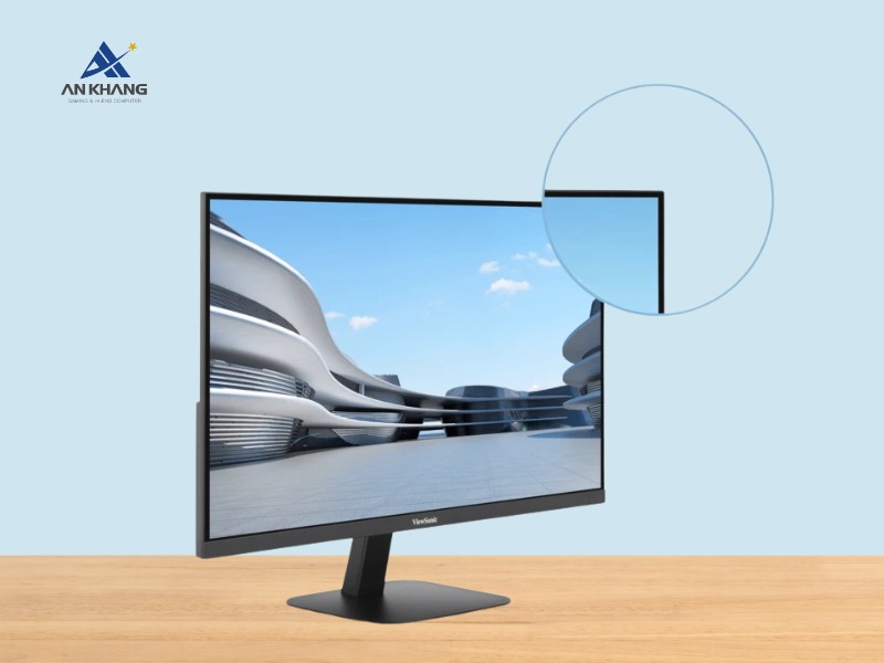 Màn hình LCD ViewSonic VA2708-4K-MHD với thiết kế viền mỏng hiện đại