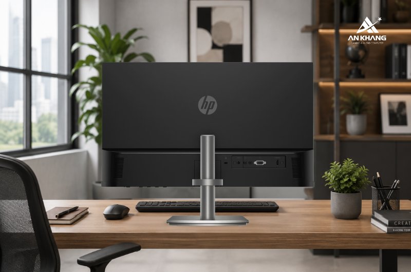 Màn hình HP S5 524da B11W5AT trang bị kết nối đầy đủ cho nhu cầu học tập, văn phòng cơ bản
