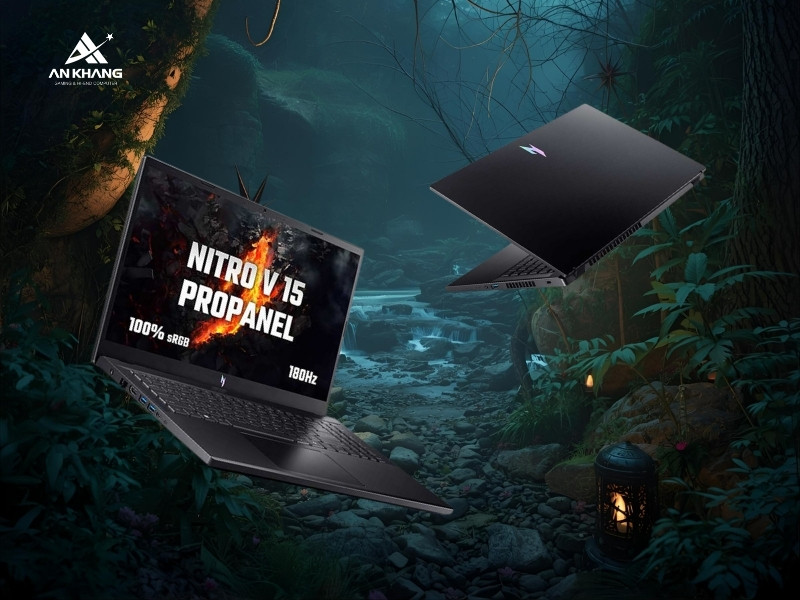 Acer Gaming Nitro V 15 ProPanel ANV15-41-R9M1 NH.QPFSV.004 với thiết kế gọn gàng, tối giản