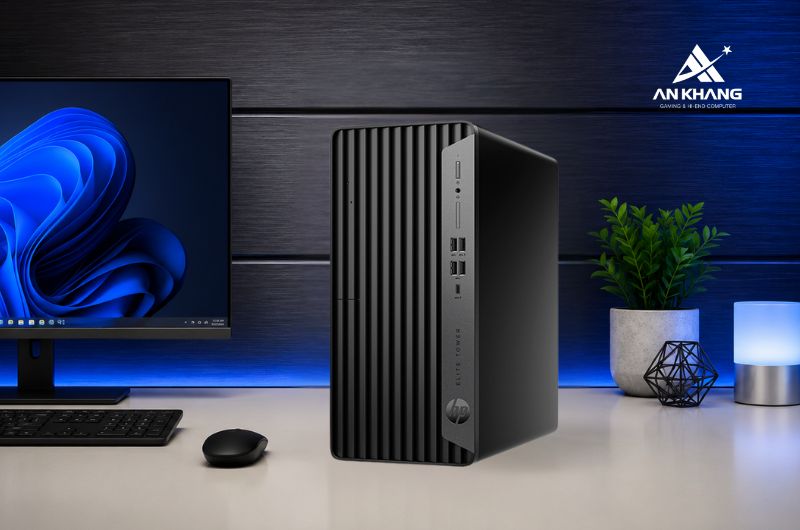 Máy tính để bàn HP Elite Tower 600 G9 4G378AV trang bị sẵn 32GB RAM và 512GB SSD sẵn sàng cho đa nhiệm nặng