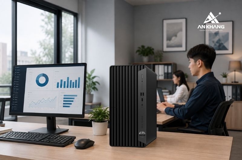Máy tính để bàn HP Pro Tower 400 G9 BG8Q1AT trang bị nền tảng bảo mật và quản trị vững chắc