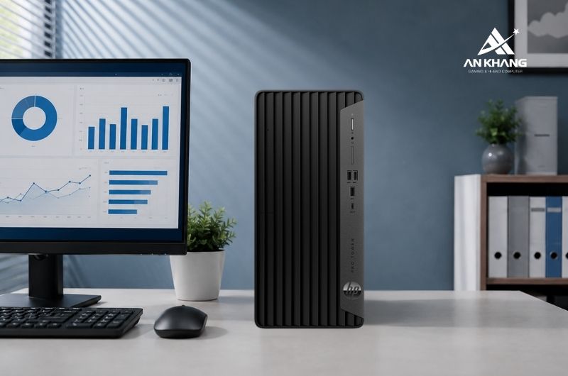 Máy tính để bàn HP Pro Tower 400 G9 BG8Q1AT mạnh mẽ, dễ nâng cấp, dễ quản trị cho doanh nghiệp