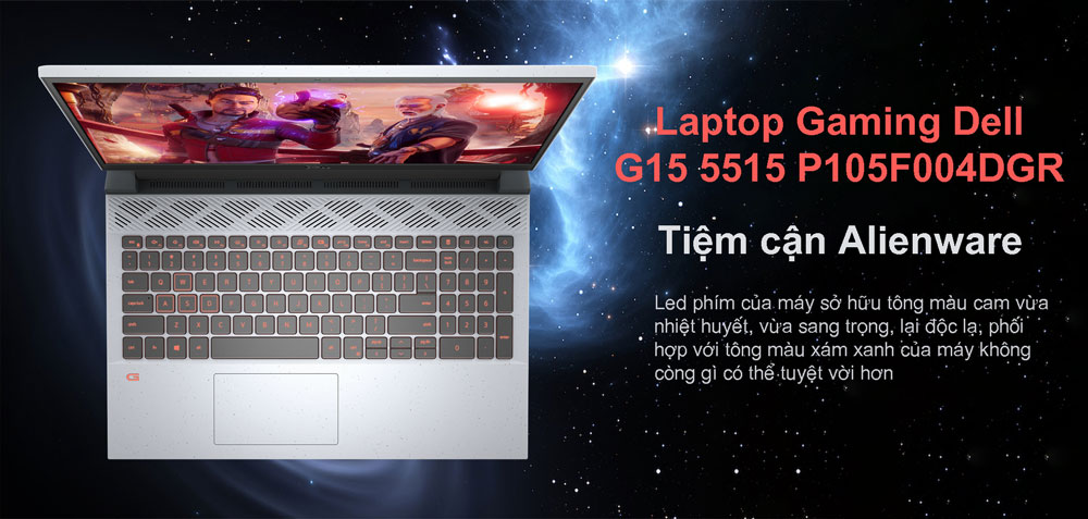 Laptop Gaming Dell G15 5515 P105F004DGR - Tiệm cận Alienware